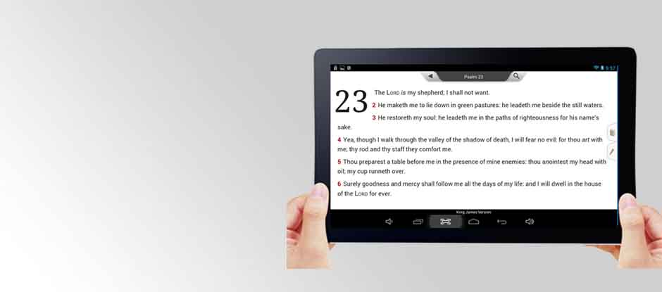 Easy to Use Bible Tablet